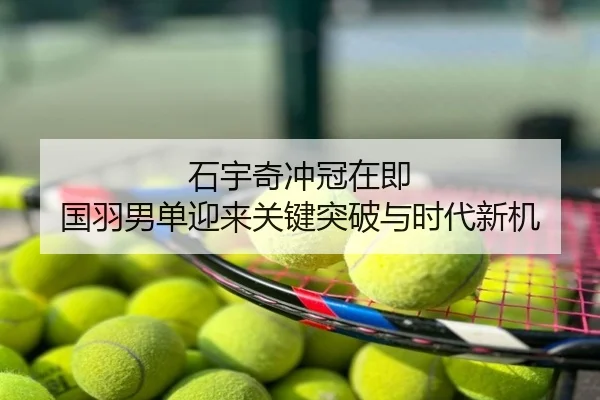 石宇奇冲冠在即 国羽男单迎来关键突破与时代新机