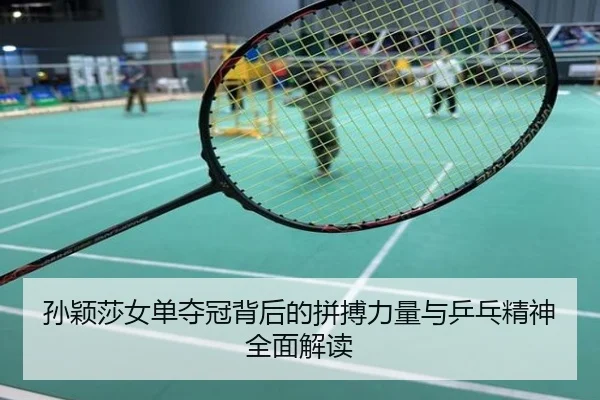 孙颖莎女单夺冠背后的拼搏力量与乒乓精神全面解读